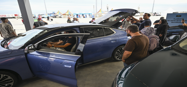 TEKNOFEST �stanbul'da vatanda�lara tan�t�ld�! Togg'un yeni modeline yo�un ilgi