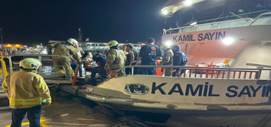 Y�k gemisi ile �arp��t�: Yaral�lar var