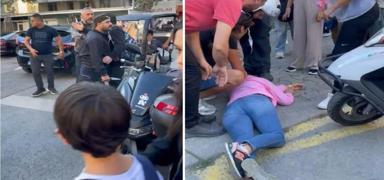 Okul nnde bakl veli deheti! ocuunun gz nnde saldrd