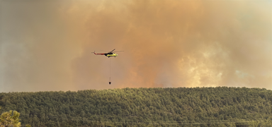 Alanya'da orman yang�nlar�: 400 hektar alan zarar g�rd�