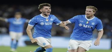 5 goll� ma�� Napoli kazand�