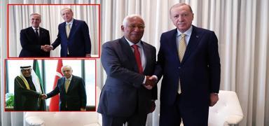 ABD'de g�r��meler s�r�yor... Cumhurba�kan� Erdo�an'dan diplomasi trafi�i