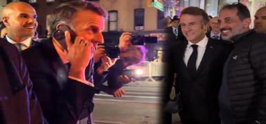 Mahsur kalan Macron'dan Trump'a sitem