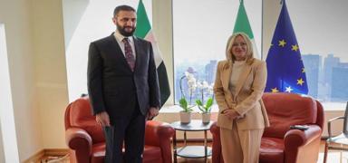 Suriye Cumhurbakan ara talya Babakan Meloni ile grt