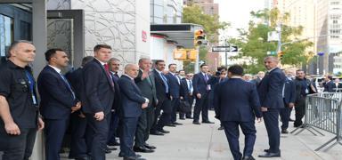 Cumhurba�kan� Erdo�an, New York temaslar�n� tamamlad�: S�radaki durak Washington