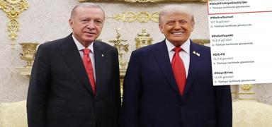 Cumhurba�kan� Erdo�an-Trump g�r��mesi b�y�k ses getirdi! #G��l�T�rkiyeG��l�Lider etiketi TT oldu