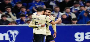 Barcelona'dan Real Oviedo deplasman�nda 3 goll� galibiyet