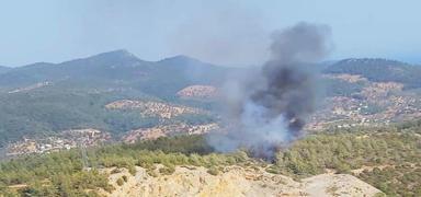 Bursa'da ormanl�k alanda ��kan yang�n kontrol alt�na al�nd�