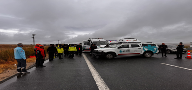 Aksaray'da y�rek yakan kaza!