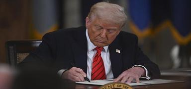 Trump, Katar kararnamesini imzalad�! Ekonomik ve askeri �nlemler al�nacak