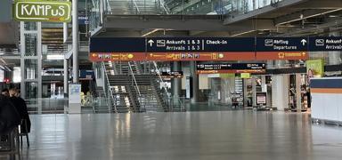 Mnih Havalimannda dron alarm: Uular durduruldu