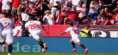 Sevilla, Barcelona'y� farkl� ge�ti
