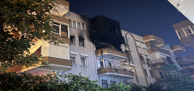Alanya'da evde ��kan yang�nda 1 ki�i �ld�, 1 ki�i yaraland�