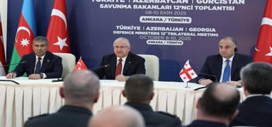 T�rkiye, Azerbaycan ve G�rcistan'dan kritik ad�m! Bakan G�ler: Kafkasya'n�n istikrar�na katk�lar sa�lamakta