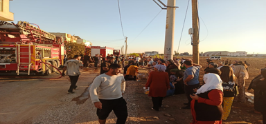 Mardin'de yang�n facias�: 1 �ocuk feci �ekilde can verdi