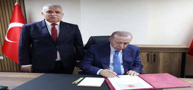 Cumhurba�kan� Erdo�an, Trabzon Valisi Y�ld�r�m'� kabul etti