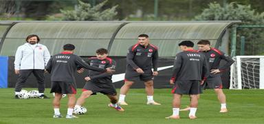 A Milli Futbol Tak�m�, G�rcistan ma��na haz�r!