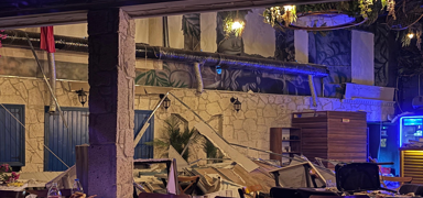 E�lence merkezinde facia