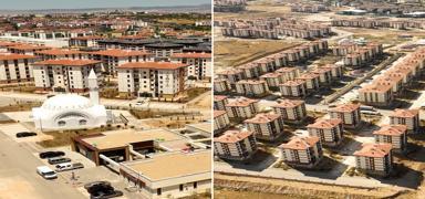 Bakan Kurum, �lk Evim Projesi'nde yap�m� tamamlanan TOK� konutlar�n�n g�r�nt�lerini payla�t�