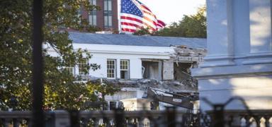 Beyaz Saray'a yeni balo salonu! 200 milyon dolarlk inaat balad