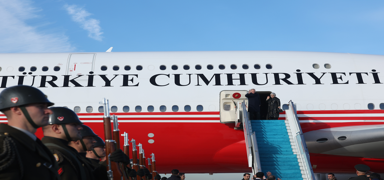 Cumhurba�kan� Erdo�an Katar'a geldi