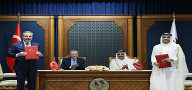 �ki �lke aras�nda imzalar at�ld�! Ba�kan Erdo�an: Katar'la Suriye �zelinde i� birli�ini s�rd�rece�iz