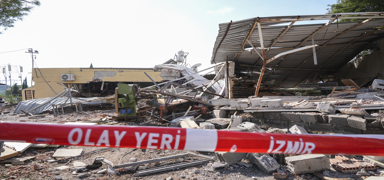 zmir'de patlama: Bir kii yaraland