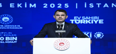 Bakan Kurum: Yzyln konut projesini balatyoruz