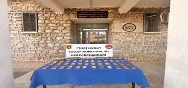 Hakkari'de snr hattnda onlarca kiloluk altn ele geirildi