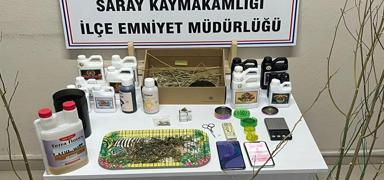 �klimlendirme sistemiyle uyu�turucu �rettiler: 5 ��pheli g�zalt�nda