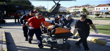 Yama� para��t� kayal�klara d��t�: �l� ve yaral� var