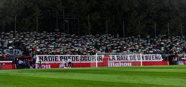 Rayo Vallecano seyircisinden Filistin'e destek