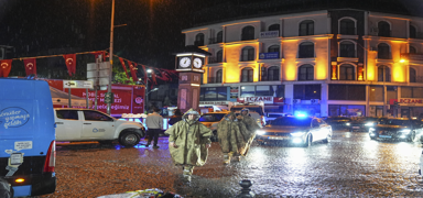 Depremin merkez ssnde kuvvetli ya