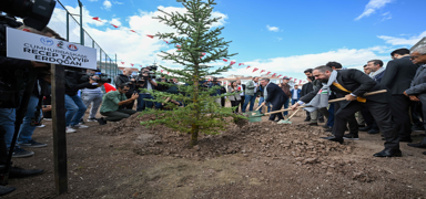 Sincan'da Filistinli gazeteciler an�s�na 273 fidan: Her biri adalet ve �zg�rl��e nefes olacak