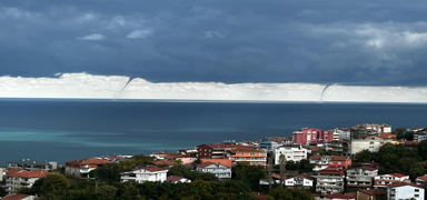 Zonguldak'ta denizde hortum olu�tu