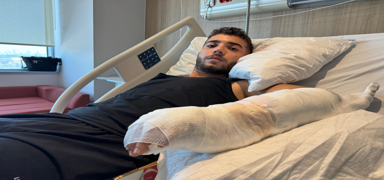 Besledi�i k�pek deh�eti ya�att�! Sald�r�ya u�rayan gen� ameliyata al�nd�