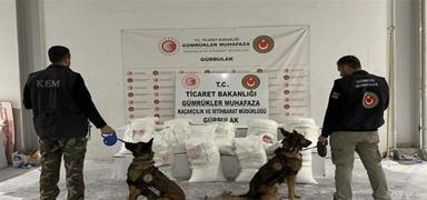 G�rbulak G�mr�k Kap�s�nda b�y�k uyu�turucu operasyonu: 721 kilogram ele ge�irildi