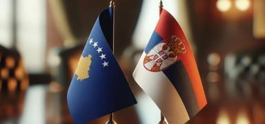 B�lgede gerginlik t�rman�yor... S�rp jandarmas� Kosova vatanda��n� ka��rd�