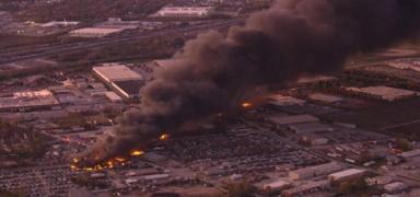 ABD'deki kargo u�a�� d��m��t�... Can kayb� 11'e y�kseldi