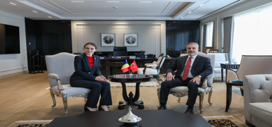 Bakan Fidan Romanyal� mevkida�� ile g�r��t�