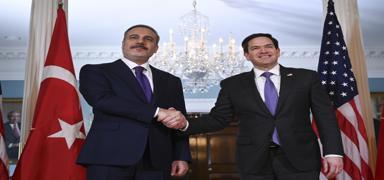 Bakan Fidan Beyaz Saray'da... ABD'li mevkida��yla g�r��t�