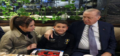 Vatanda�larla sohbet etti