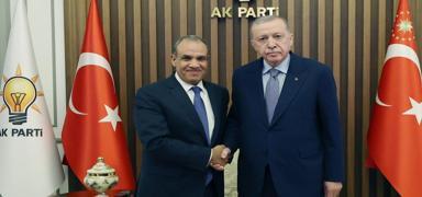 Cumhurba�kan� Erdo�an, M�s�r D��i�leri Bakan� Abdulati ile g�r��t�