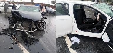 Ba�ak�ehir'de korkun� �arp��ma: Katliam gibi bir kaza