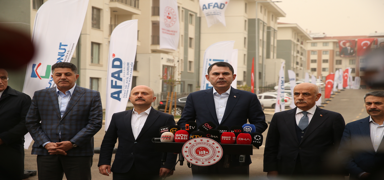 Bakan Kurum: Asr�n in�as� t�m h�z�yla s�r�yor