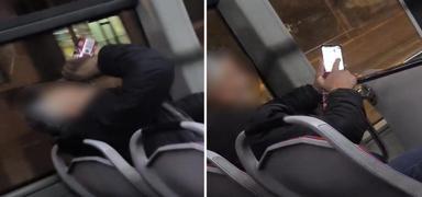 Halk otob�s�nden alkol skandal�