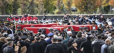 T�rkiye �ehitlerini u�urlad�... Kahramanlara son g�rev