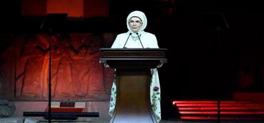 Emine Erdo�an: K�lt�rel miras savunuculu�u, hepimiz i�in bir misyon ve vefa borcudur
