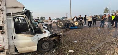 �anl�urfa'da tankerle kamyon �arp��t�: �l� ve yaral�lar var