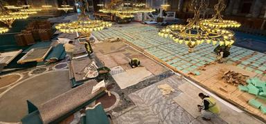 Ayasofya �zerinden alg� oyunu